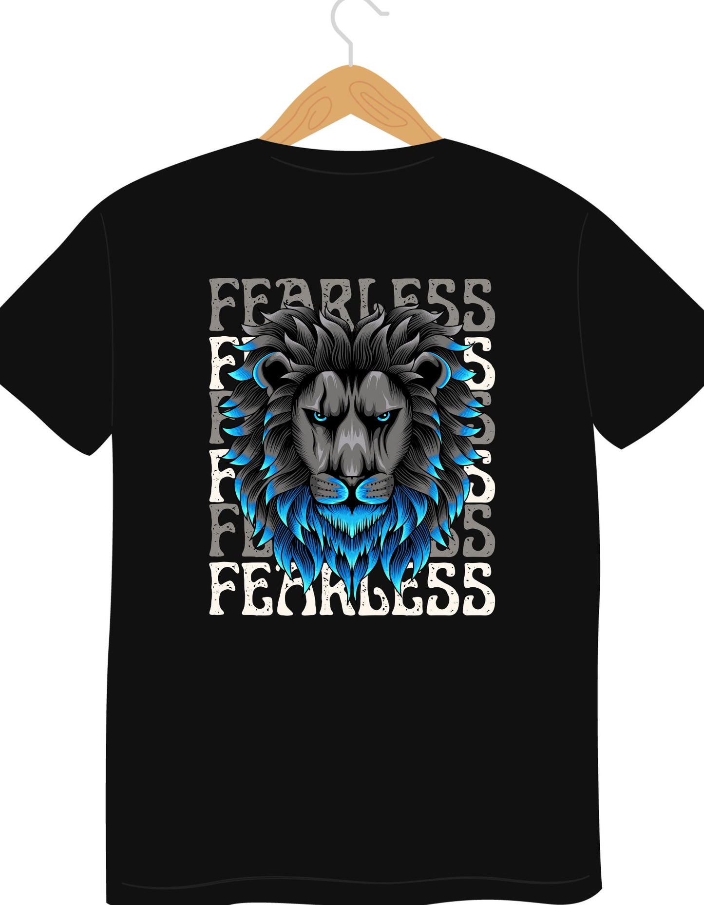 Fearless Lion Limited Edition Classic Printed T-Shirt